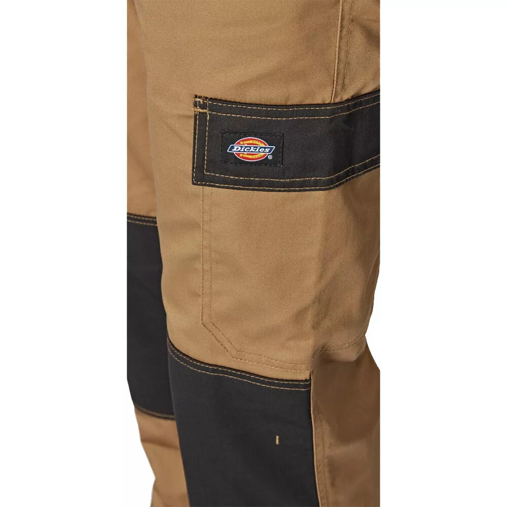 Dickies Everyday Tuff Multi & Knee Pocket Extreme Trouser Kha/Black