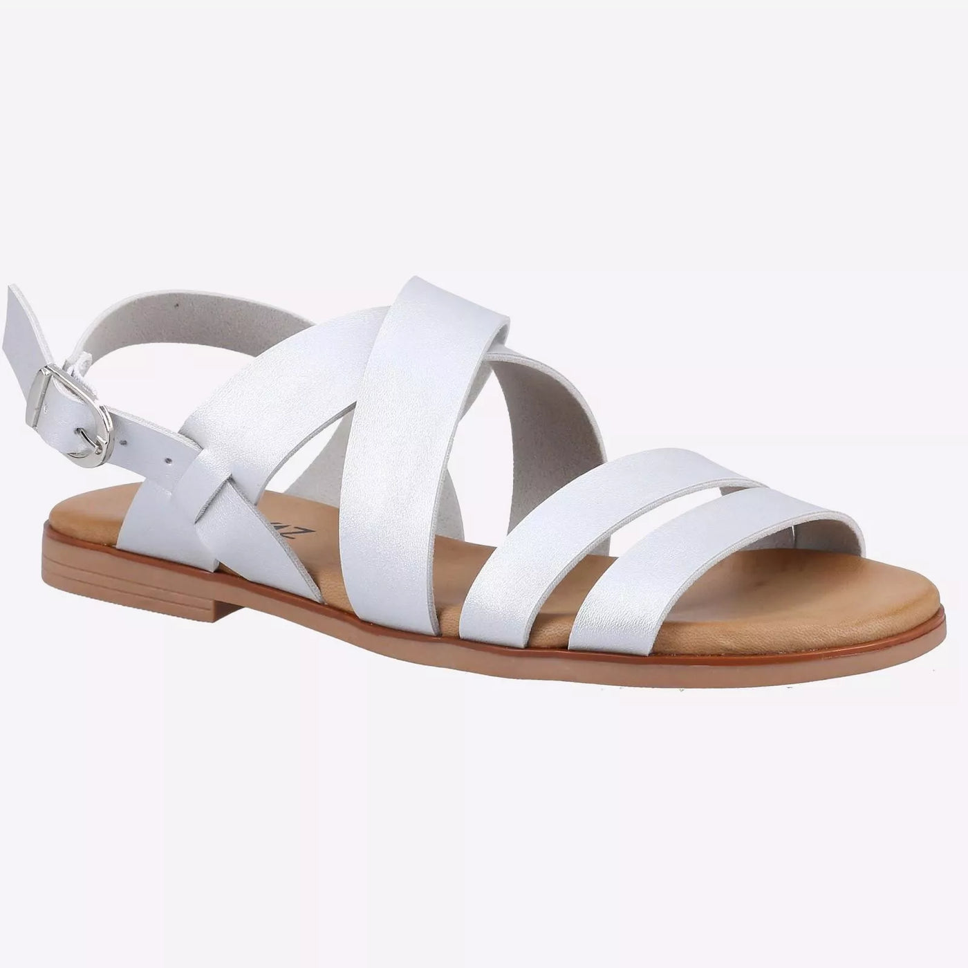 Divaz Sienna Ladies Gold Metallic  Summer Buckle Sandals