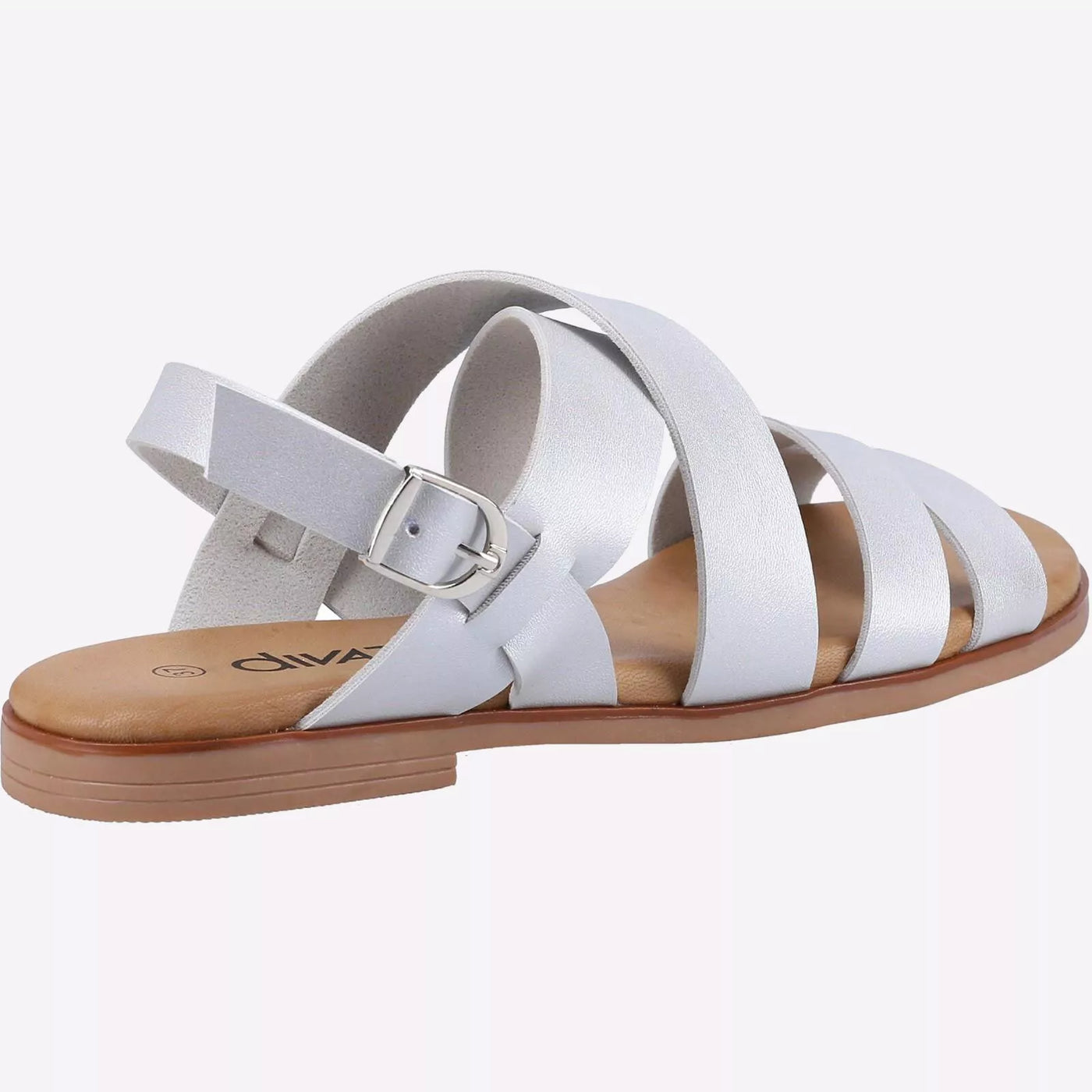 Divaz Sienna Ladies Gold Metallic  Summer Buckle Sandals