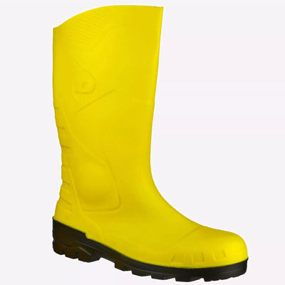 Dunlop Devon Safety Wellies In Yellow