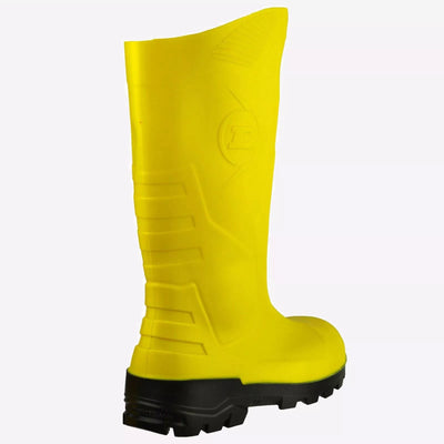 Dunlop Devon Safety Wellies In Yellow