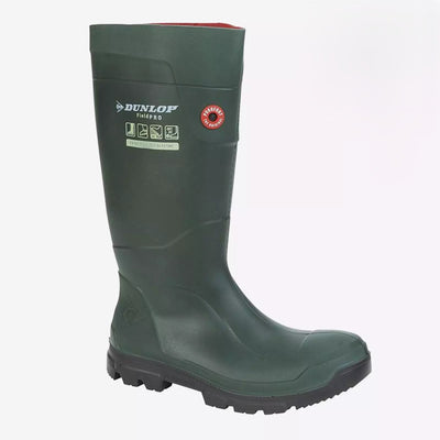 Dunlop Fieldpro Purofort Non Safety Wellington Boots Green