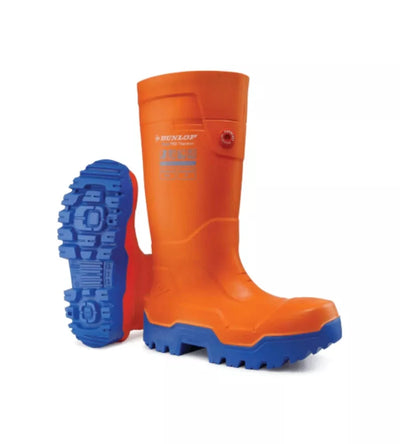 Dunlop Fieldpro Thermo Safety Wellington Orange Boot