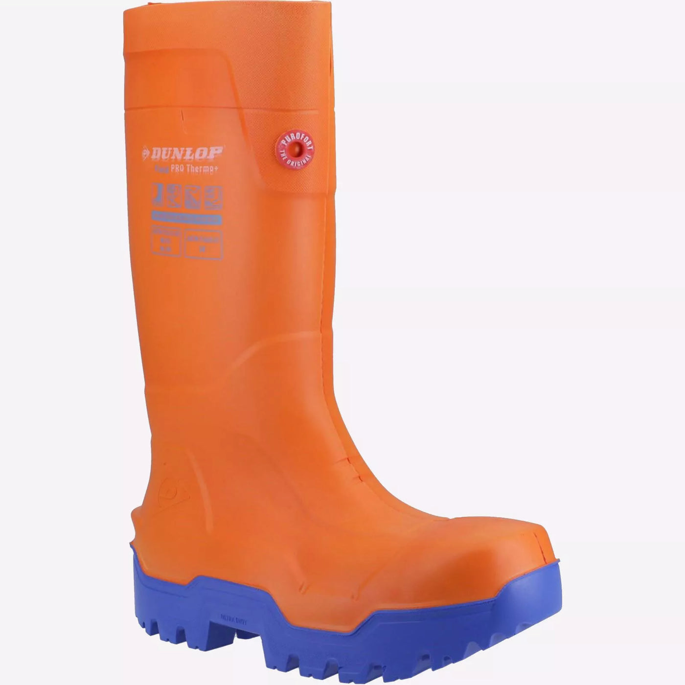 Dunlop Fieldpro Thermo Safety Wellington Orange Boot