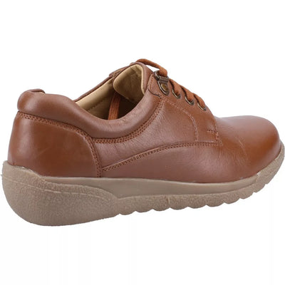 Fleet & Foster Ladies Cathy Grain Lace Up Leather Shoes