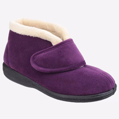 Fleet & Foster Levit Women's Purple Bootie Slippers