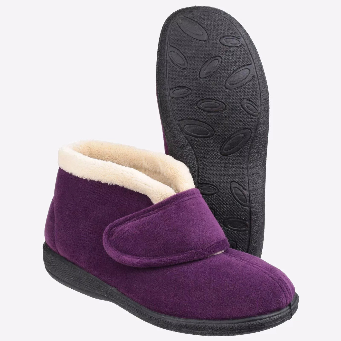 Fleet & Foster Levitt Women's Purple Bootie Slippers