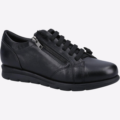 Fleet & Foster Ladies Polperro Leather Comfortable Leather Sneakers