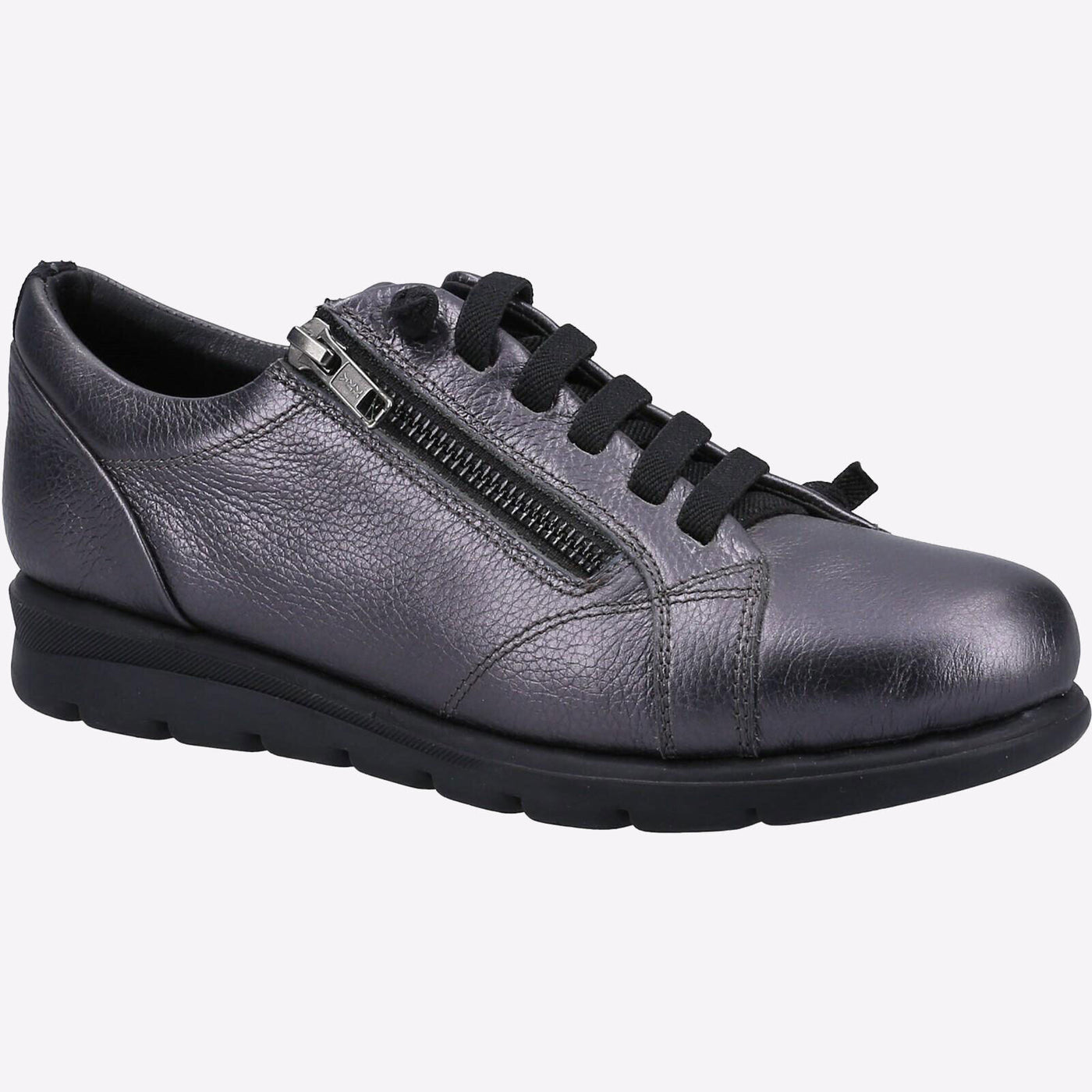 Fleet & Foster Ladies Polperro Leather Comfortable Leather Sneakers