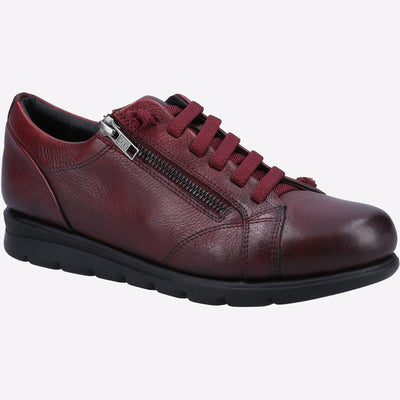 Fleet & Foster Ladies Polperro Leather Comfortable Leather Sneakers