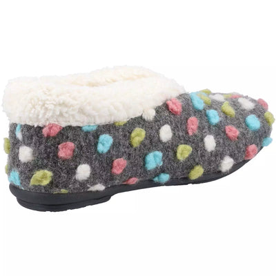 Fleet & Foster Snowberry Polka Dot Slippers