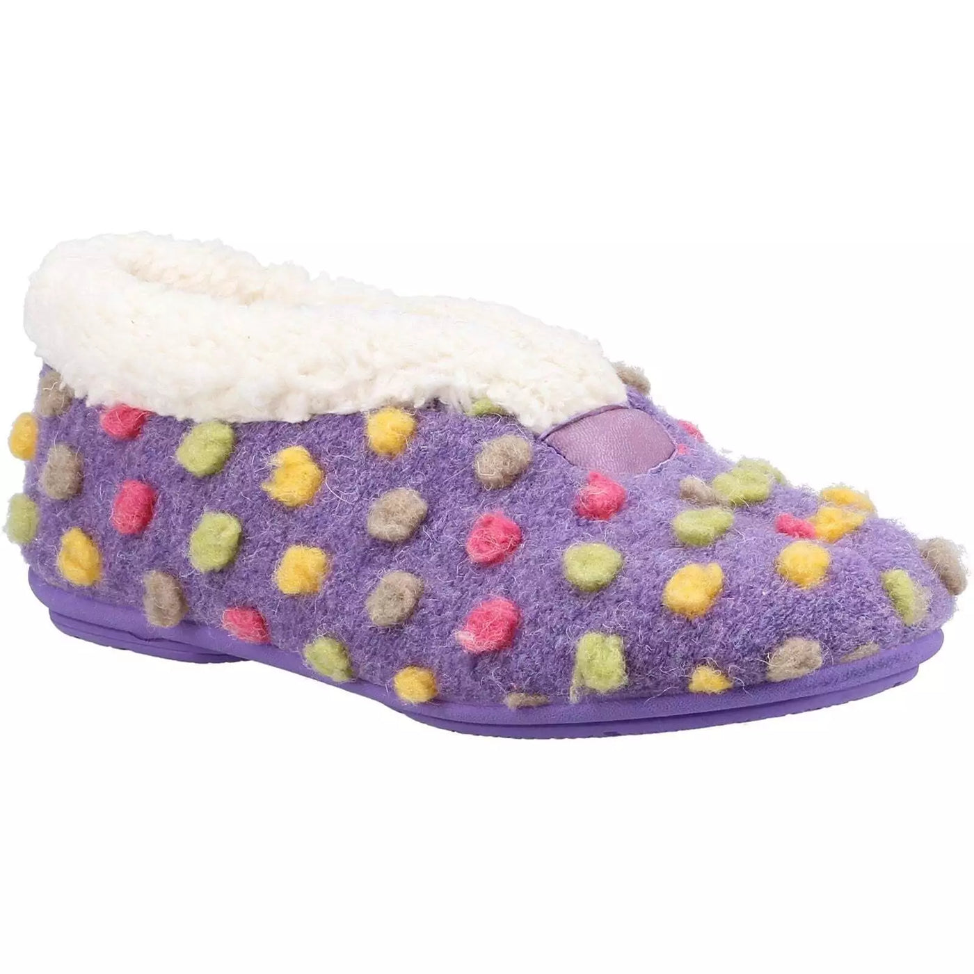 Fleet & Foster Snowberry Polka Dot Slippers