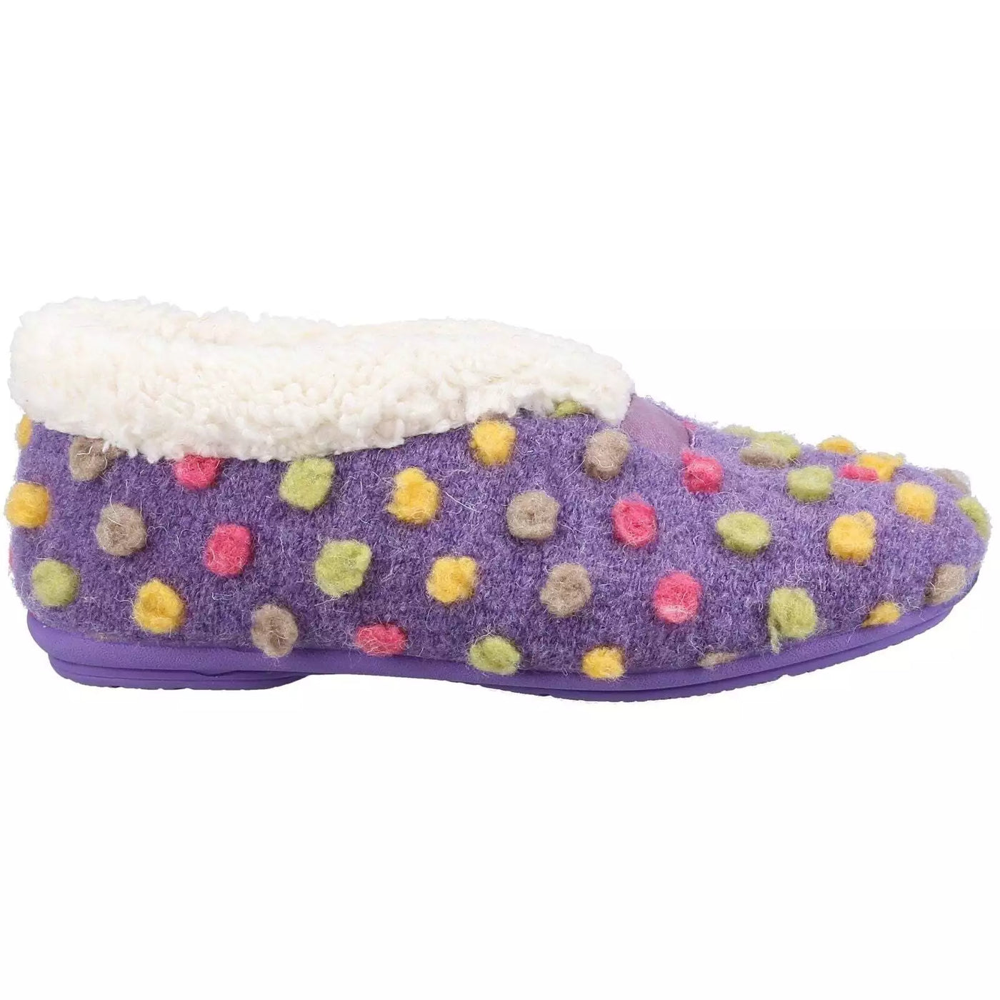 Fleet & Foster Snowberry Polka Dot Slippers