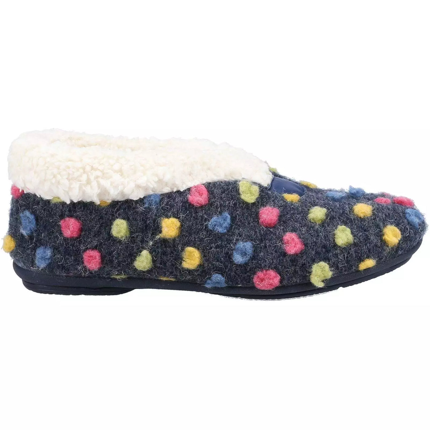 Fleet & Foster Snowberry Polka Dot Slippers