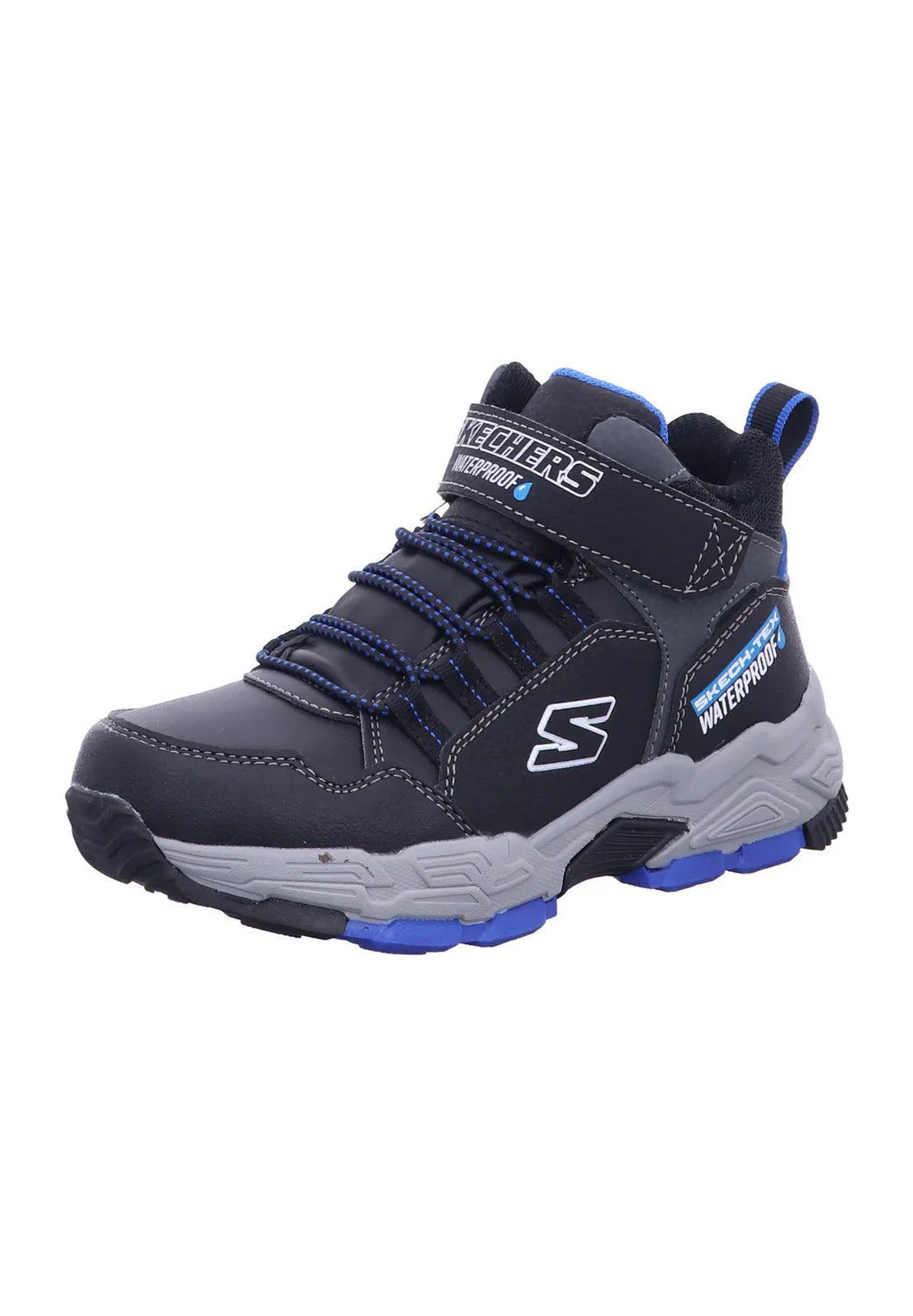 Skechers Drollix Boys Velcro Ankle Boots