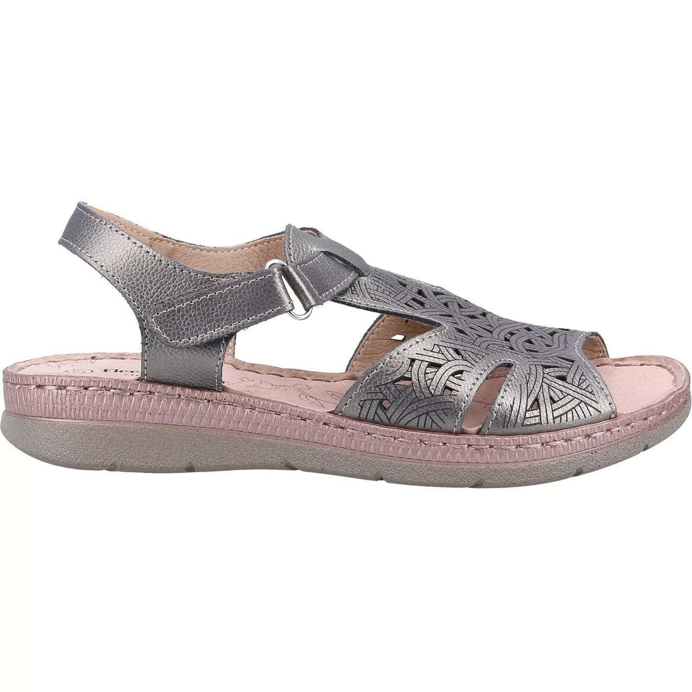 Fleet & Foster Women Ruth Memory Foam Leather Sandals