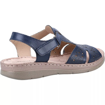 Fleet & Foster Women Ruth Memory Foam Leather Sandals