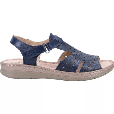 Fleet & Foster Women Ruth Memory Foam Leather Sandals