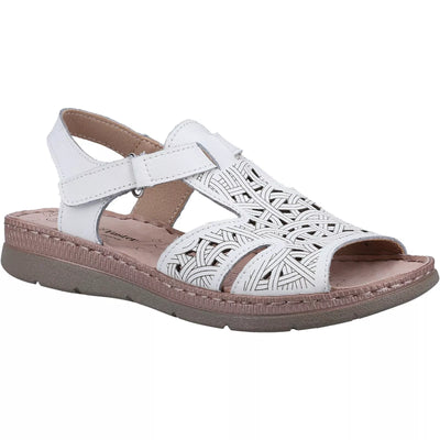 Fleet & Foster Women Ruth Memory Foam Leather Sandals