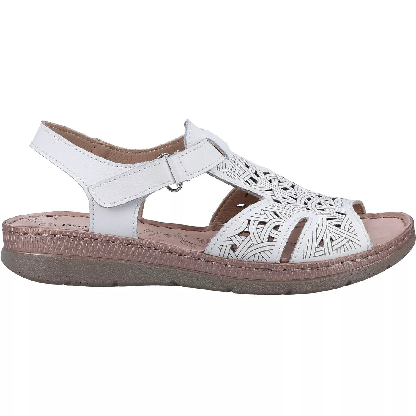 Fleet & Foster Women Ruth Memory Foam Leather Sandals