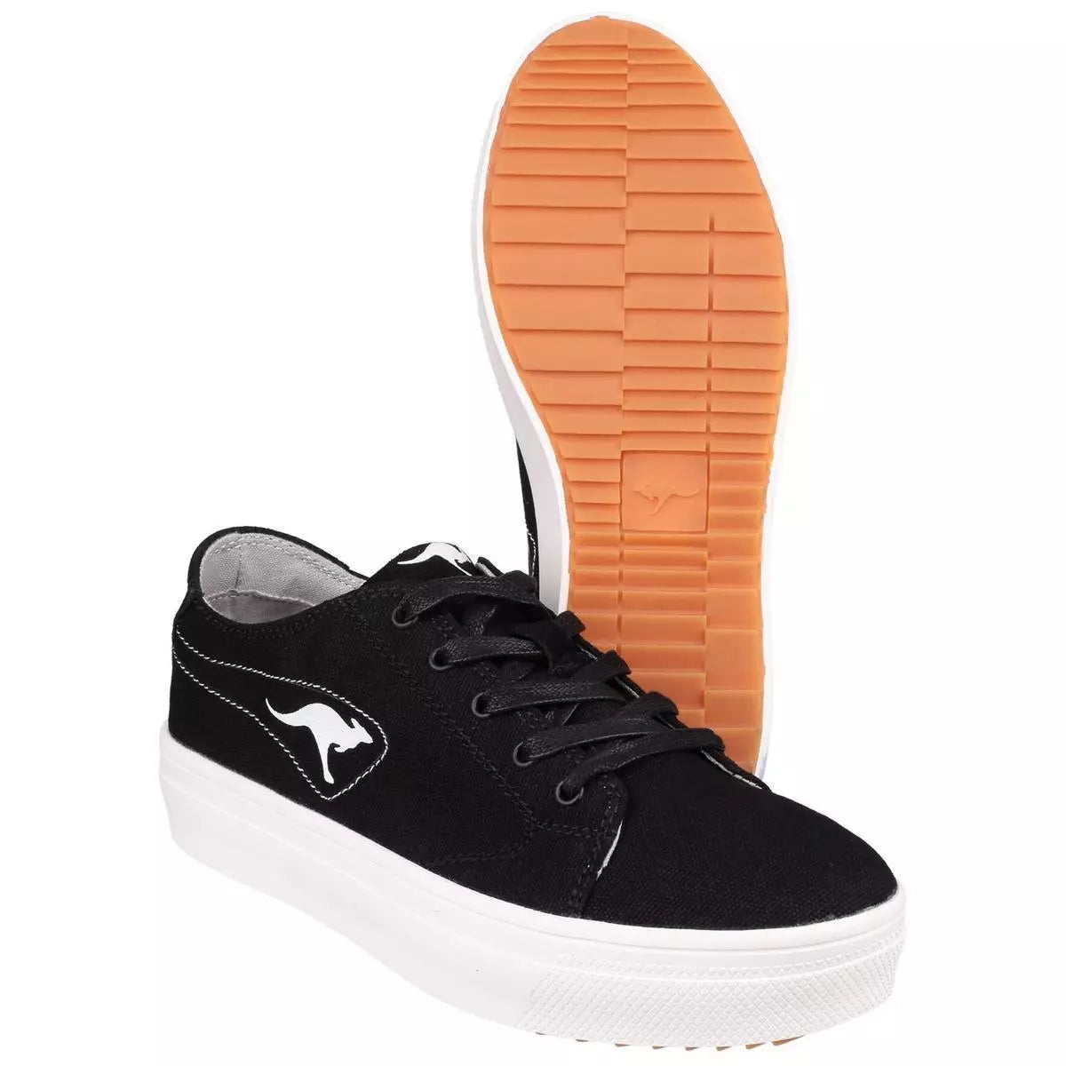 Kangaroos Women K-Mid Plateau Low Top Sneakers