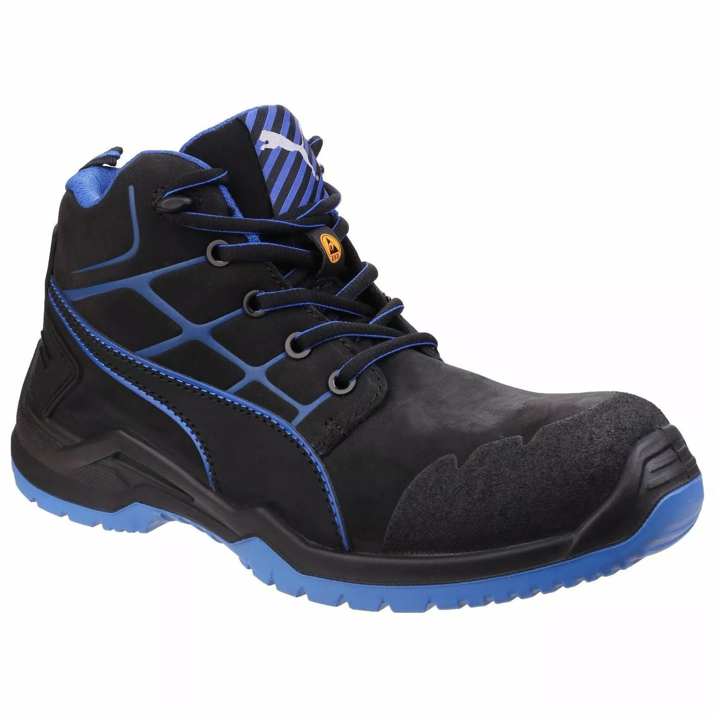 Puma Safety Men's Krypton Blue/Black Mid Boot