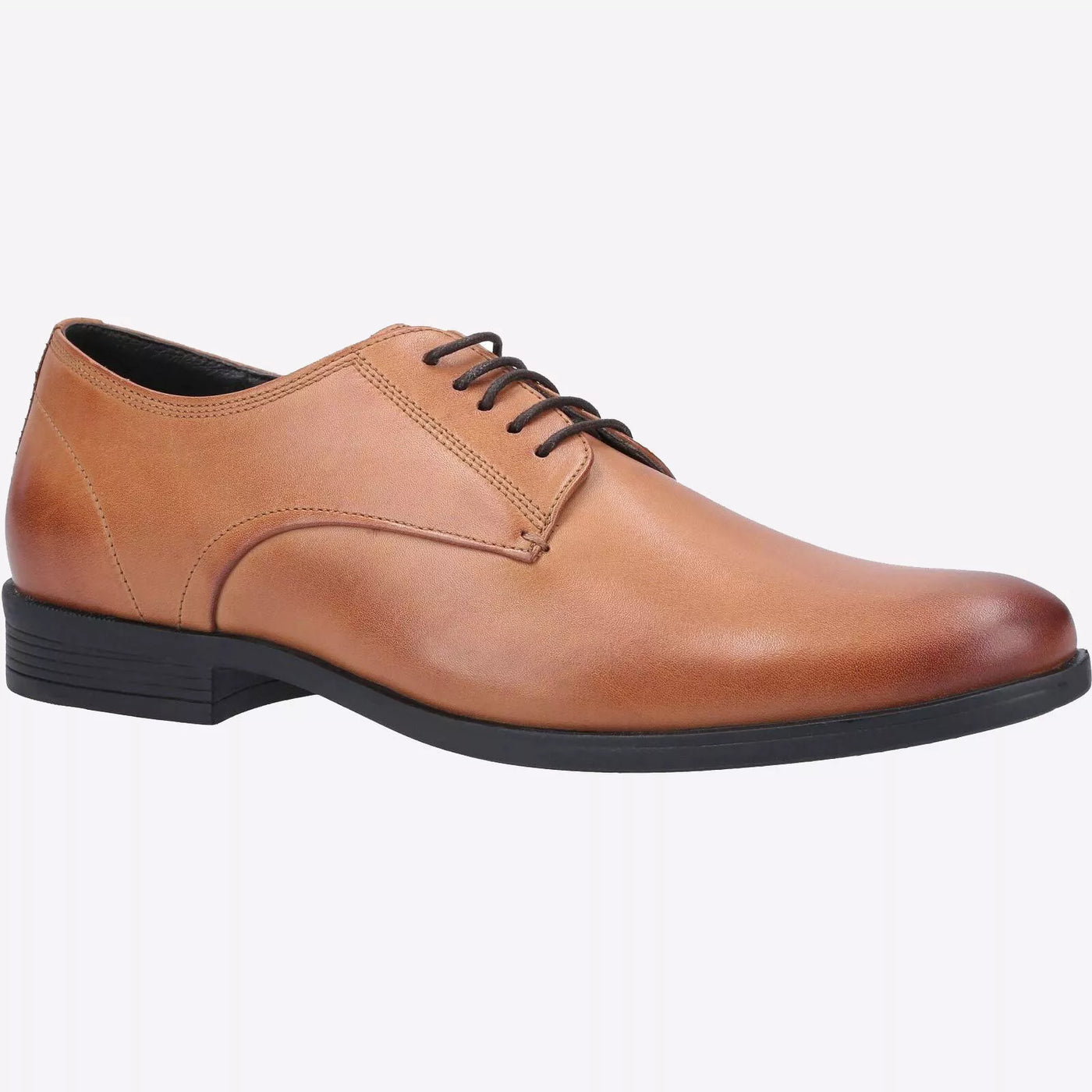 Hush Puppies Oscar Elegant Laced Derby Clean Toe Smooth Leather shoe