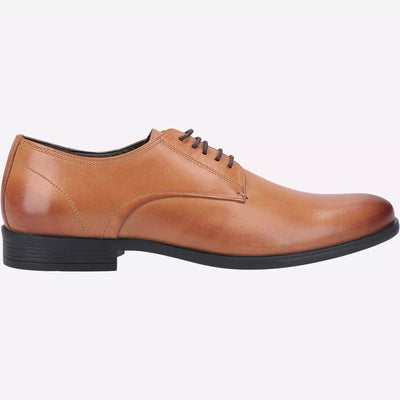 Hush Puppies Oscar Elegant Laced Derby Clean Toe Smooth Leather shoe