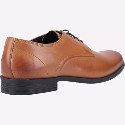 Hush Puppies Oscar Elegant Laced Derby Clean Toe Smooth Leather shoe