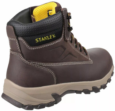 Stanley Tradesman Men's Lace Up  Brown Safety Boots