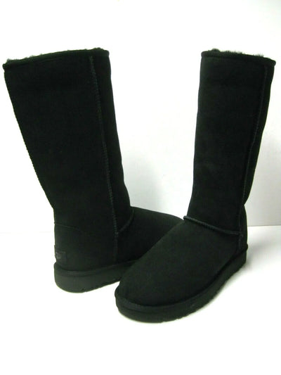 Misc Long Suede Ogg Dark Green Lined Boots