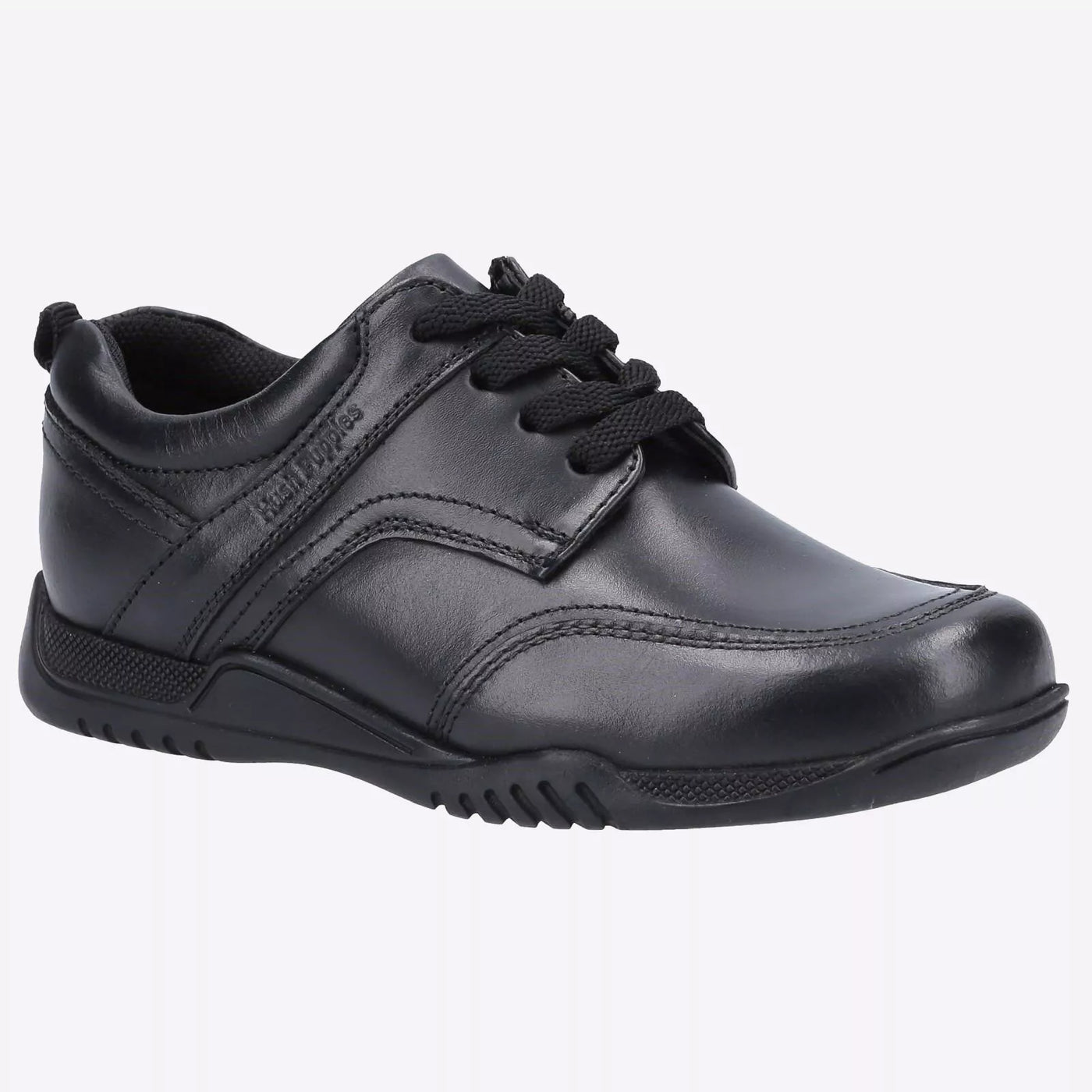 Hush Puppies Harvey Smooth Leather Lace-up Boy's School Shoe