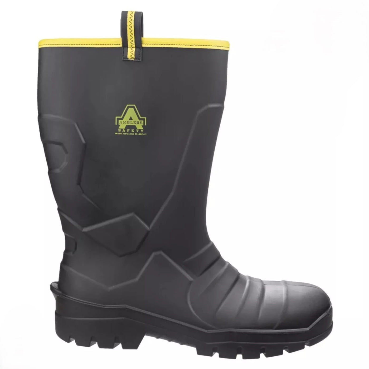 Amblers Safety Black Rigger Src Safety Waterproof Wellington