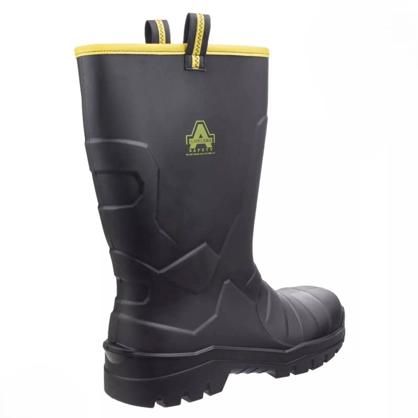 Amblers Safety Black Rigger Src Safety Waterproof Wellington