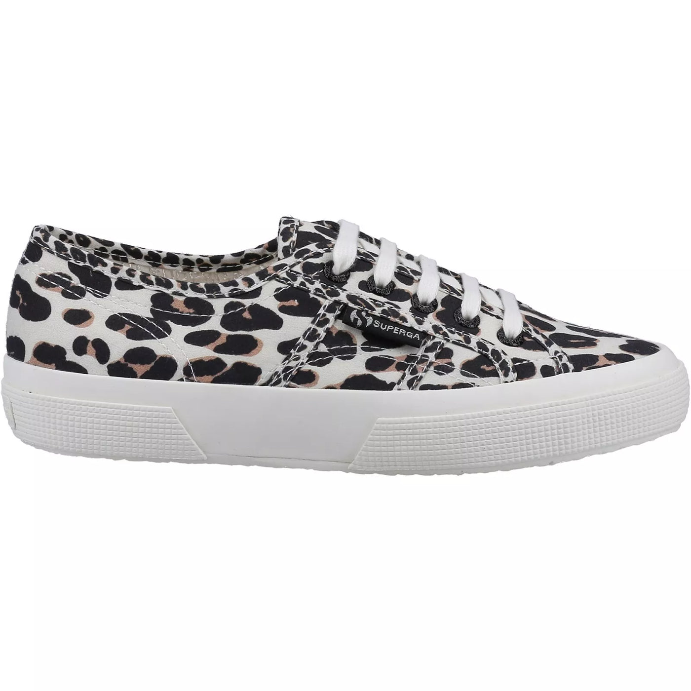 Superga Women Light Leopard Print Casual Sneakers