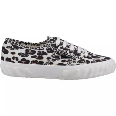 Superga Women Light Leopard Print Casual Sneakers