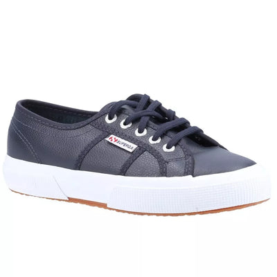 Superga Mens Tumbled Leather Classic Sneakers