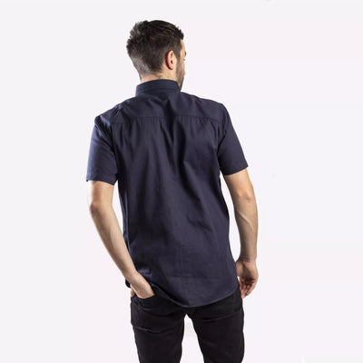 Caterpillar Button Down Mens Casual Short Sleeve Shirt