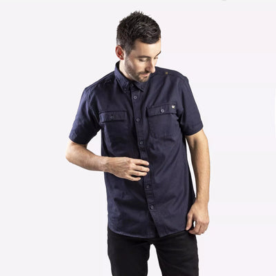 Caterpillar Button Down Mens Casual Short Sleeve Shirt