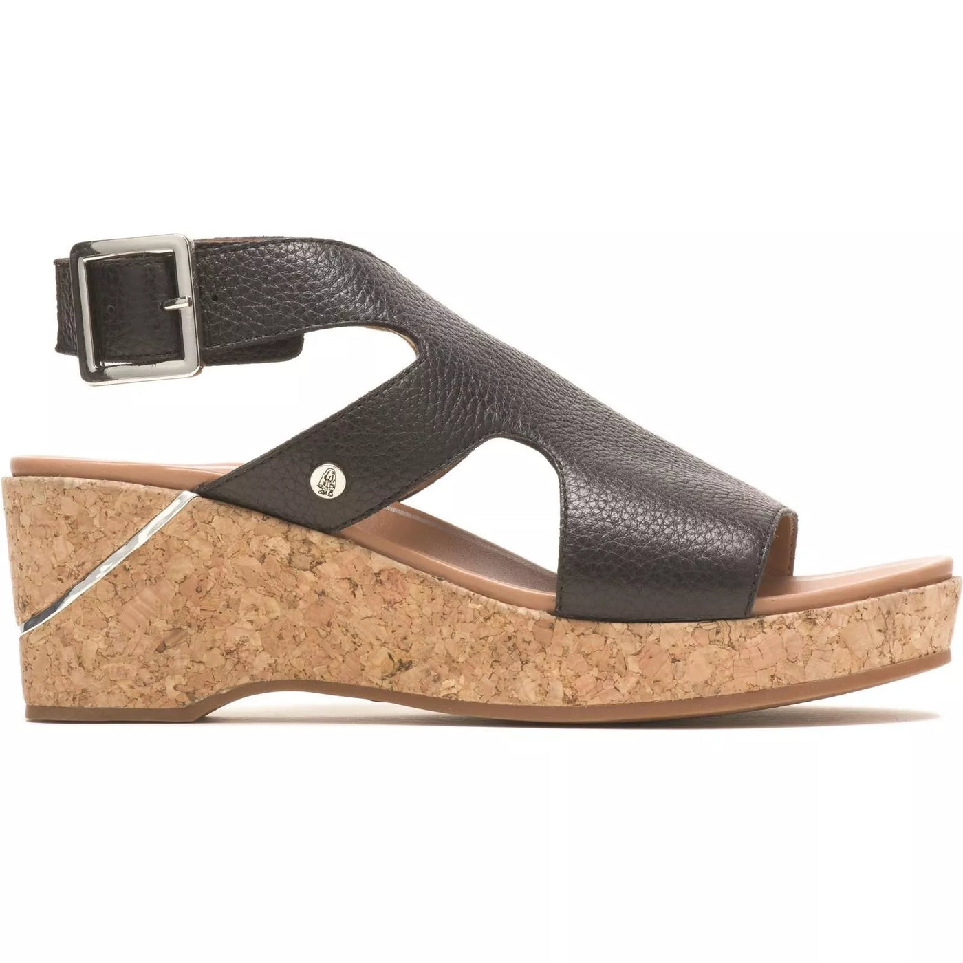 Hush Puppies Ladies Maya Ankle Strap Leather Sandals