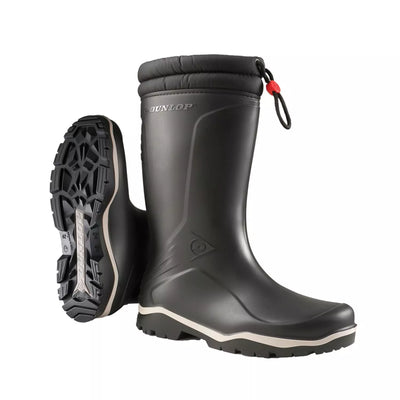 Dunlop Blizzard Winter Wellington Black Boot