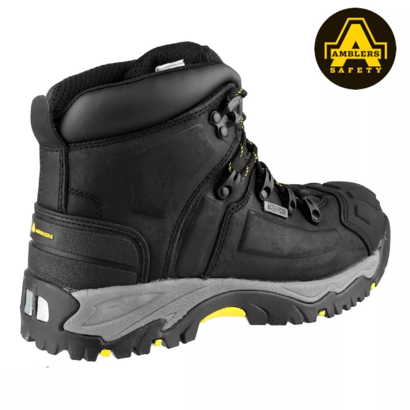 Amblers Safety S3 Mens Waterproof Black Safety Boot