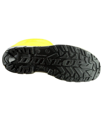 Dunlop Devon Safety Wellies In Yellow