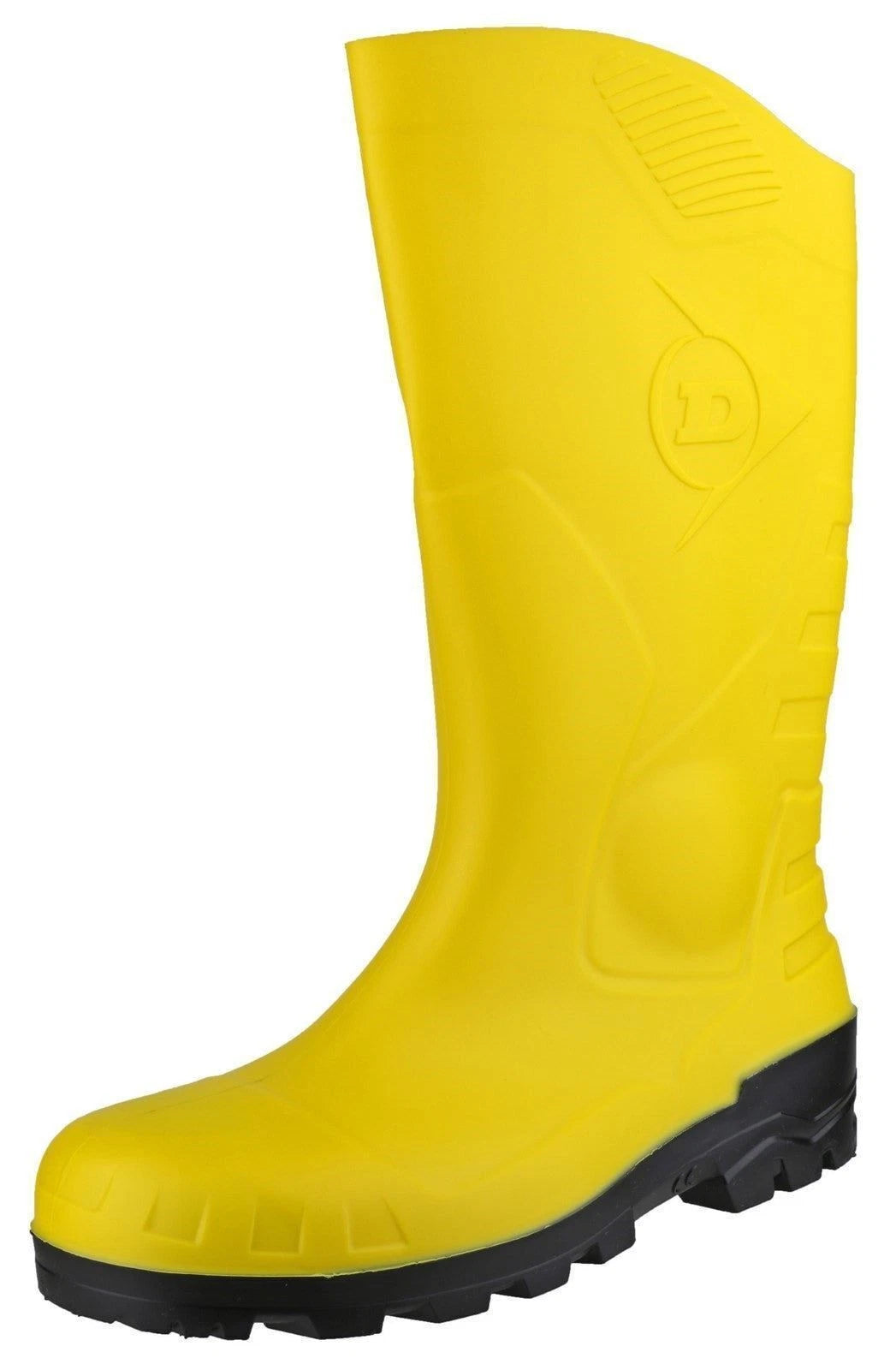 Dunlop Devon Safety Wellies In Yellow