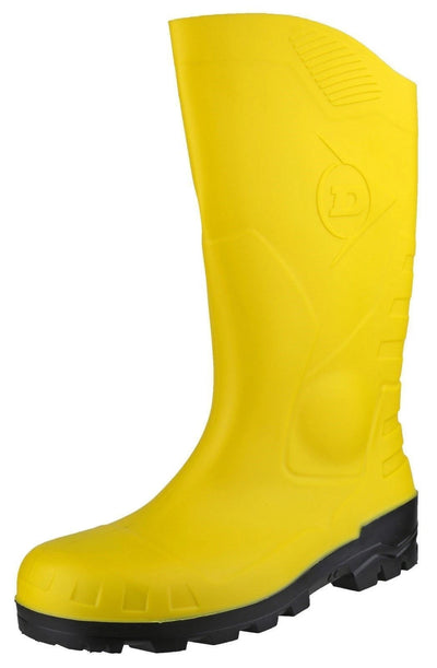 Dunlop Devon Safety Wellies In Yellow