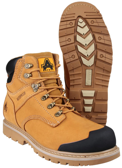 Amblers Safety Waterproof Men's Midsole Tan Boot