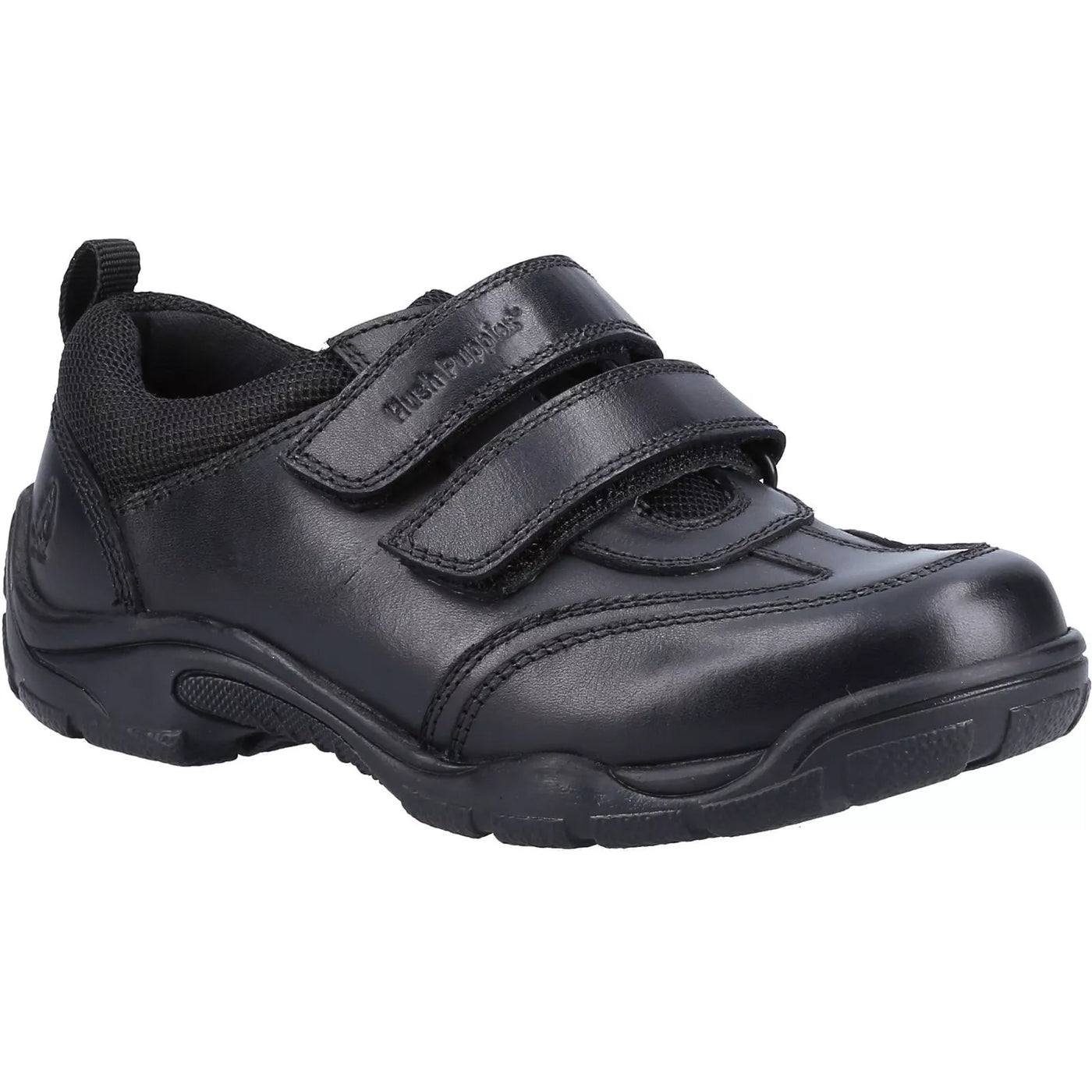 Hush Puppies Alec Leather Senior School Shoe