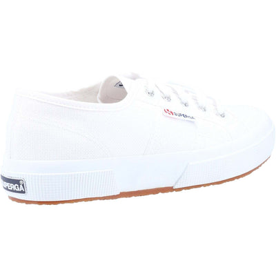 Superga Stripe Platform White Sneakers