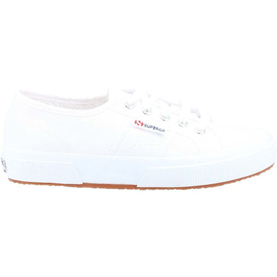 Superga Stripe Platform White Sneakers