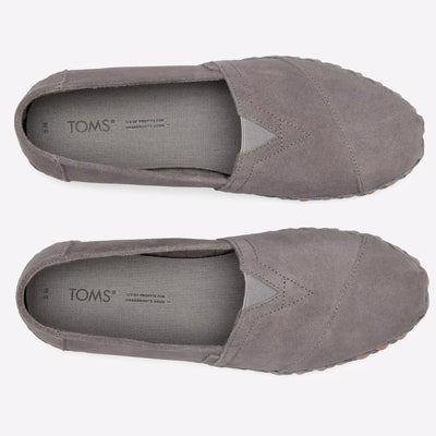 Toms Womens Alpargata Leather Wrap Loafer Flat